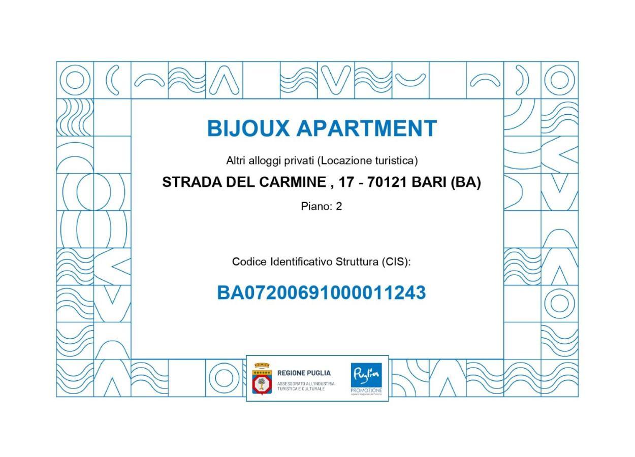 Bijoux Luxury Apartment In Old Town Bari Eksteriør billede