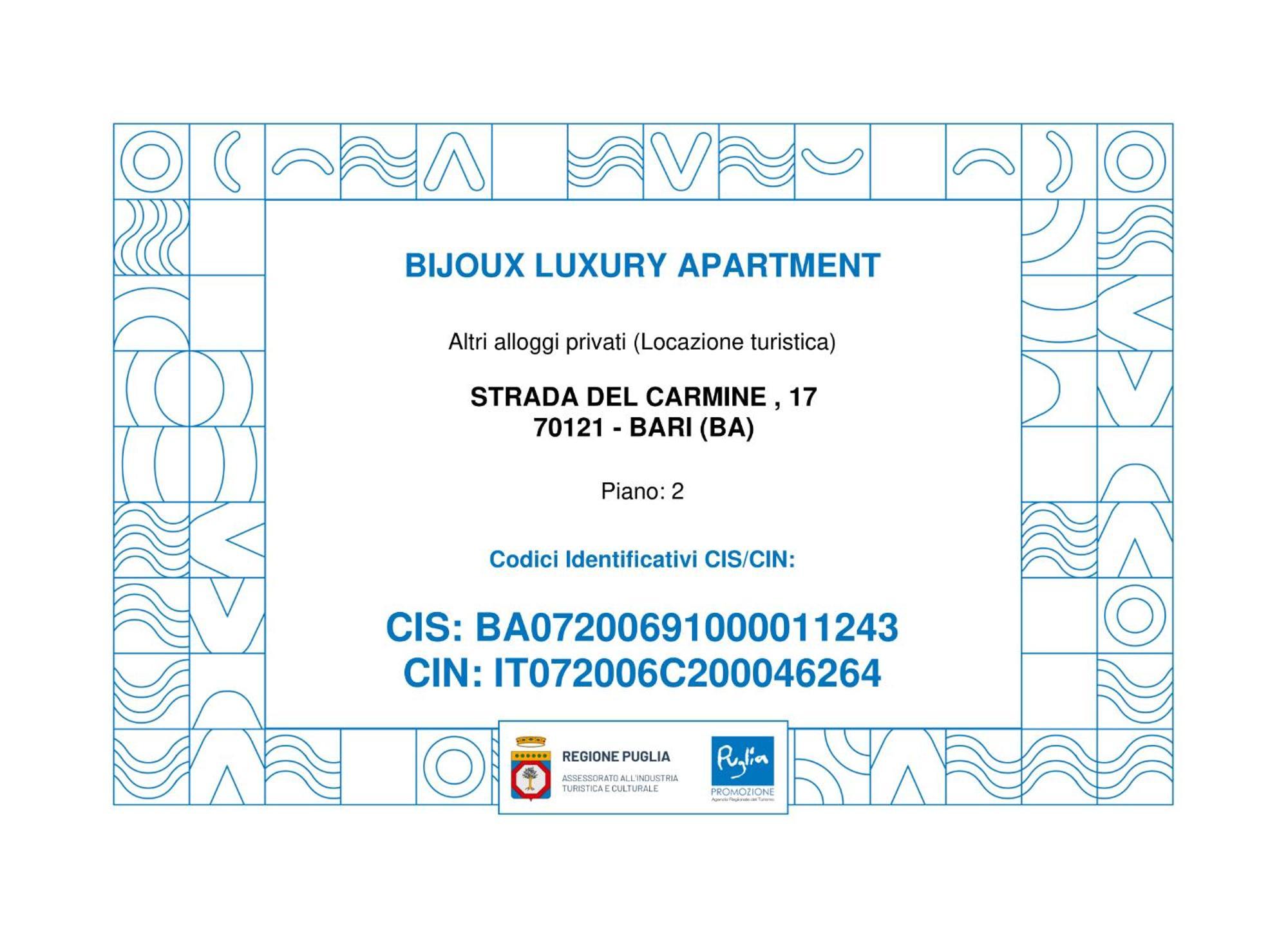 Bijoux Luxury Apartment In Old Town Bari Eksteriør billede
